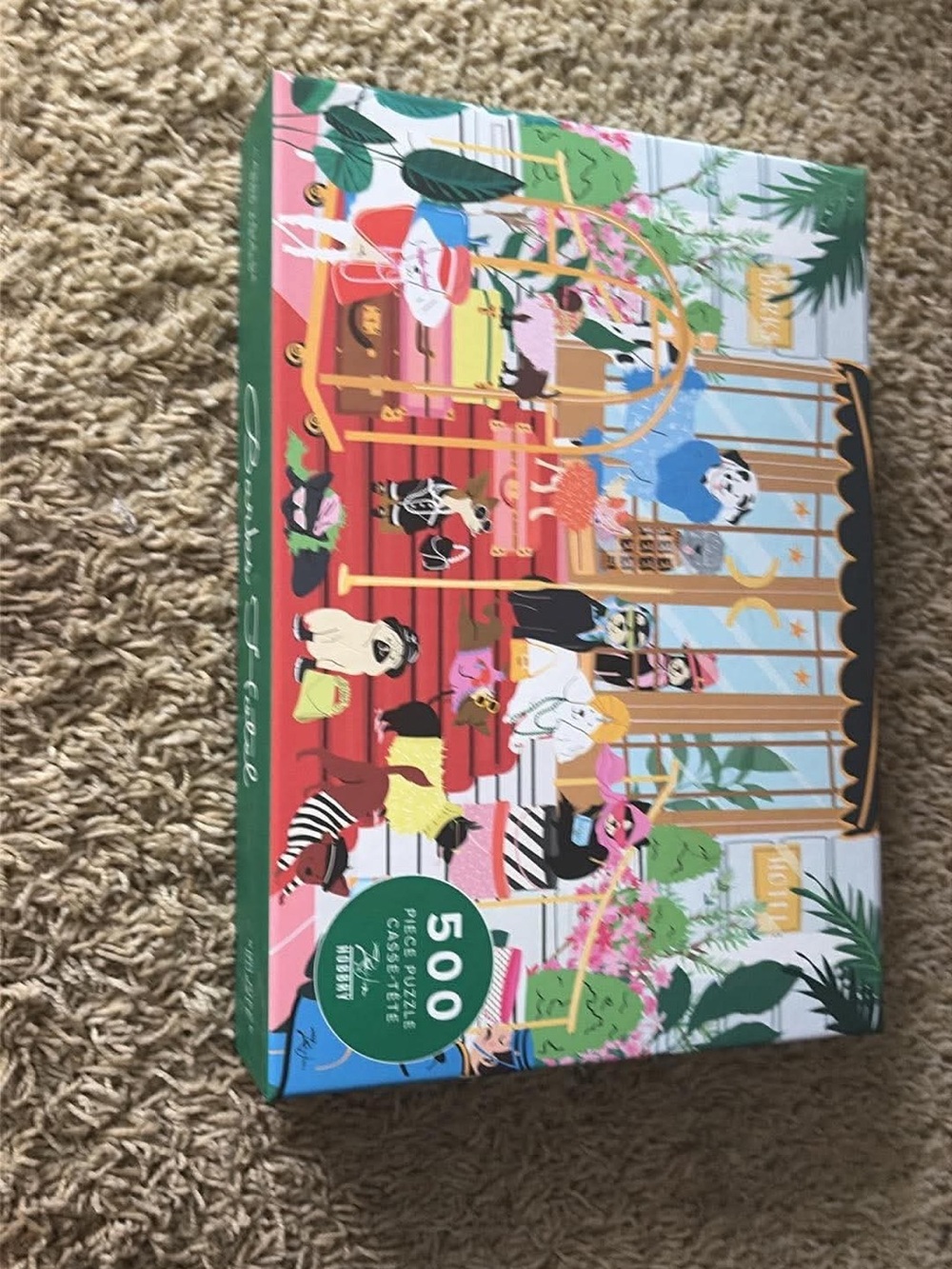 500-Piece Colorful Animal Party Puzzle - Kids Toy
